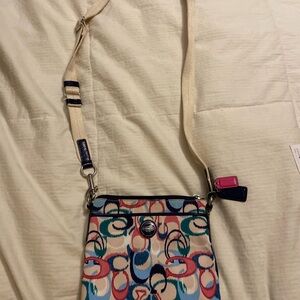 Coach Multicolor Patterned Crossbody Bag